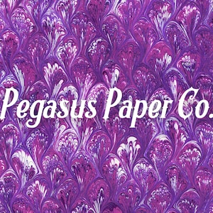 Handmade Marbled Paper Collage Sheet - Pinch Me Purple Violet Endpaper DIGITAL DOWNLOAD