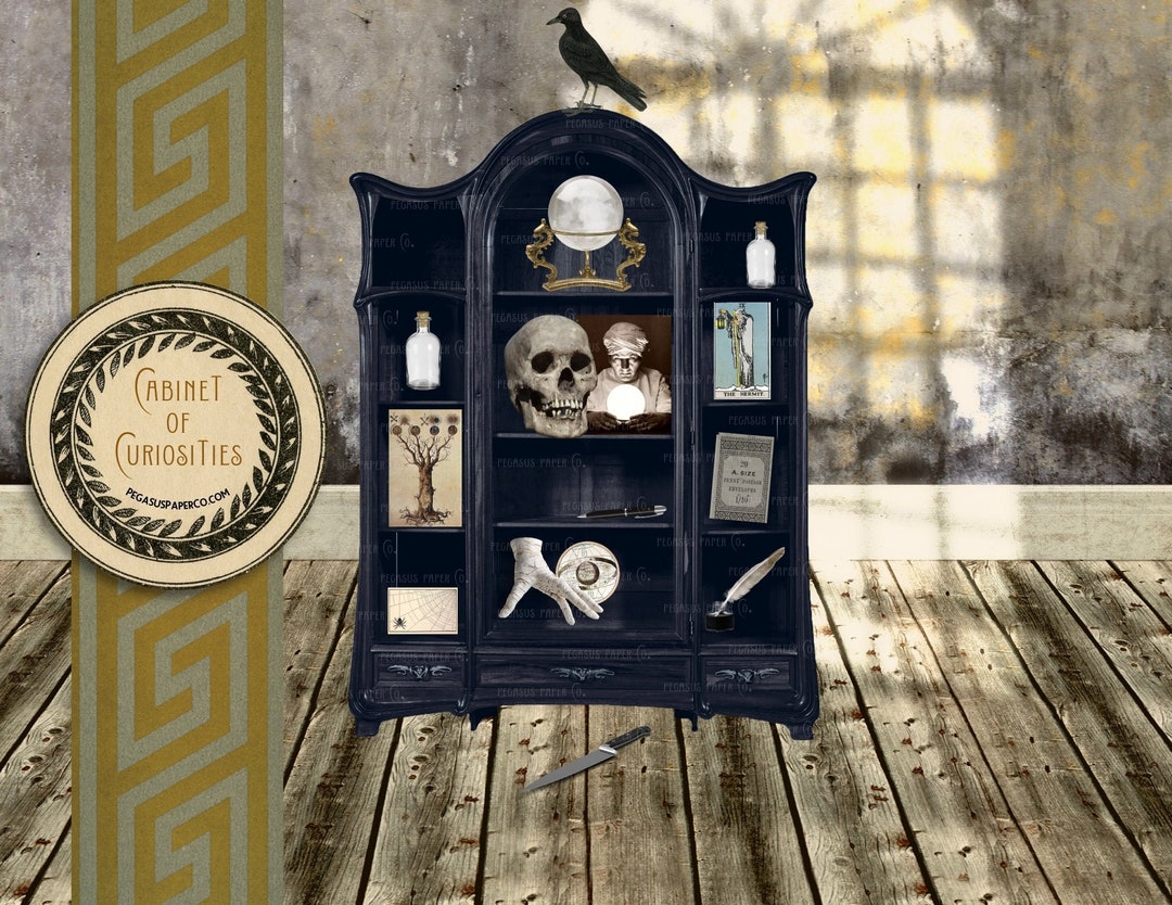 Cabinet of Curiosities - A Printable Junk Journal Craft Kit