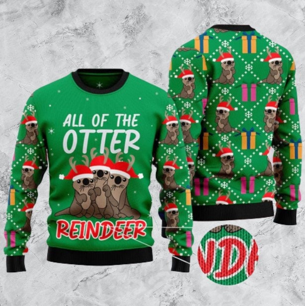 The Otter Reindeer - Etsy UK