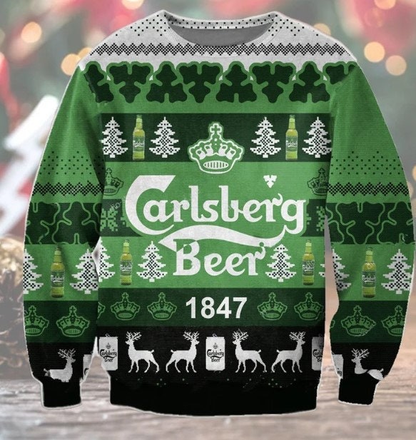 Discover Christmas Carlsberg Beer Sweater