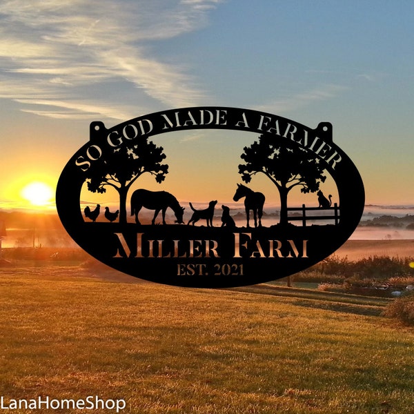 Metal Farm Art Etsy