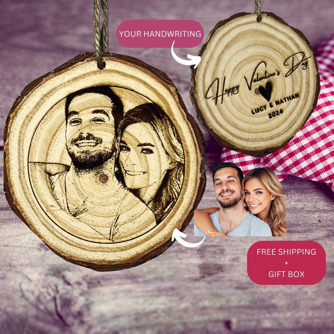 Personalized Couple Gift, Engraved Photo Gift, Couple Gifts, Handmade