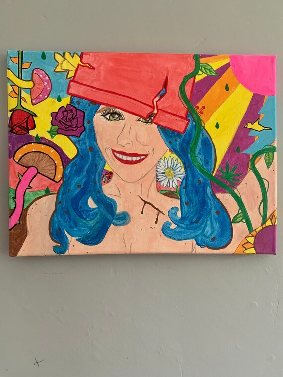 Handdrawn Paintings Etsy