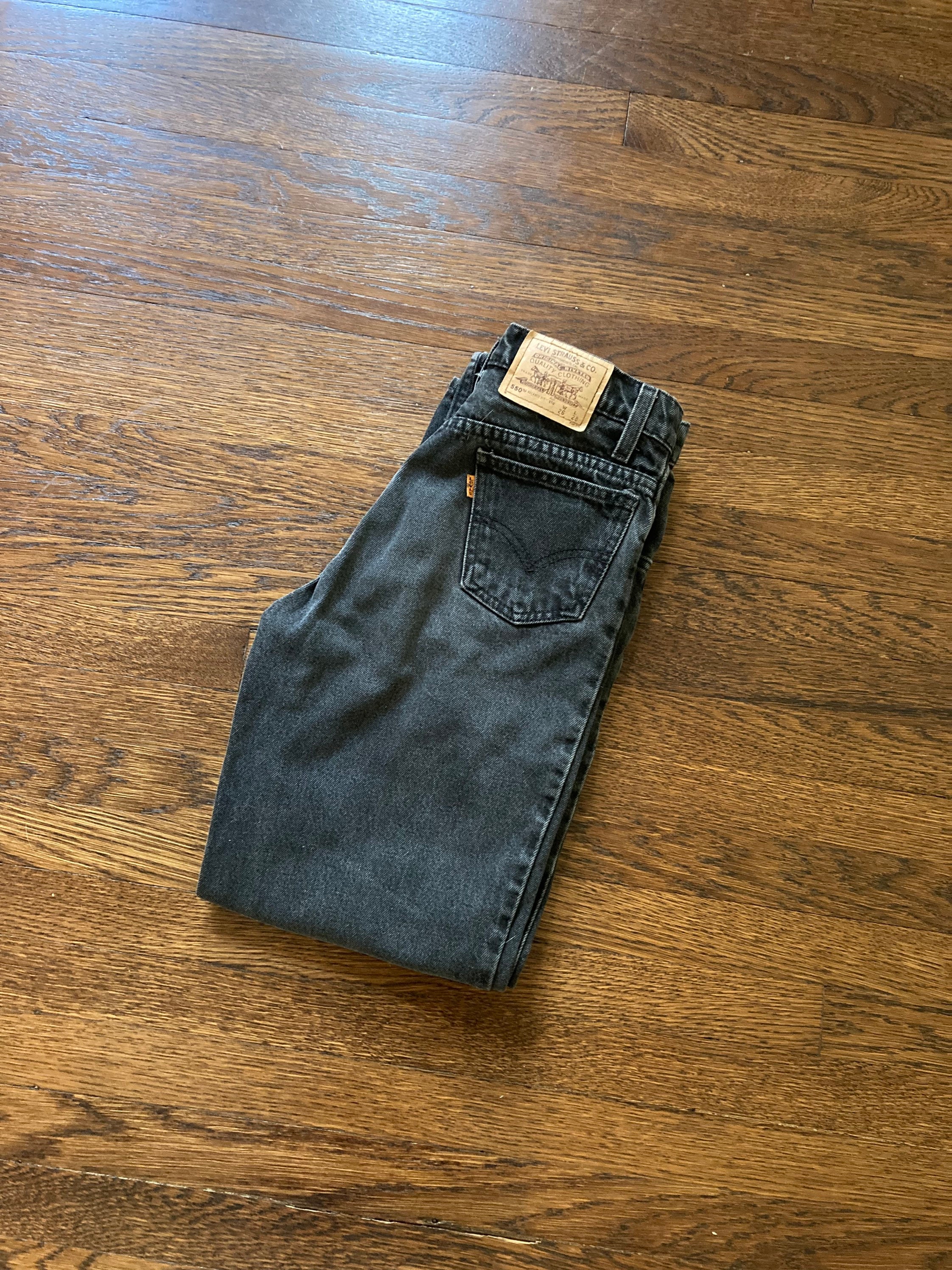 Orange Tab Levis 550 Student Fit Waist 