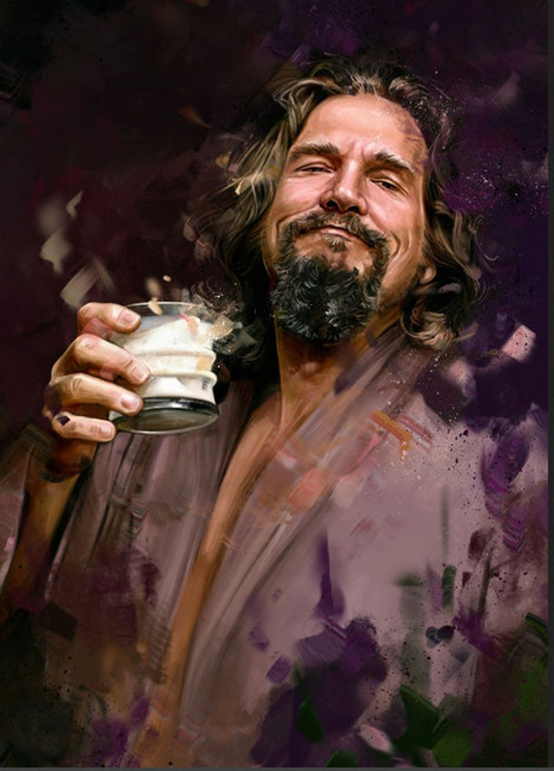 The Big Lebowski Art Prints Wall Decor Living Room Wall Ready Etsy