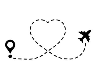 Free Free Airplane Heart Svg Free 769 SVG PNG EPS DXF File