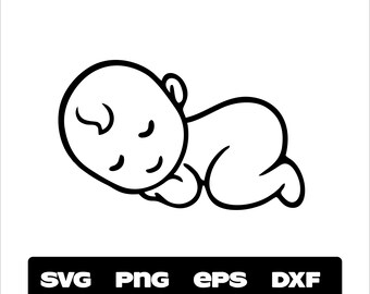 Download Sleeping Baby Svg Etsy