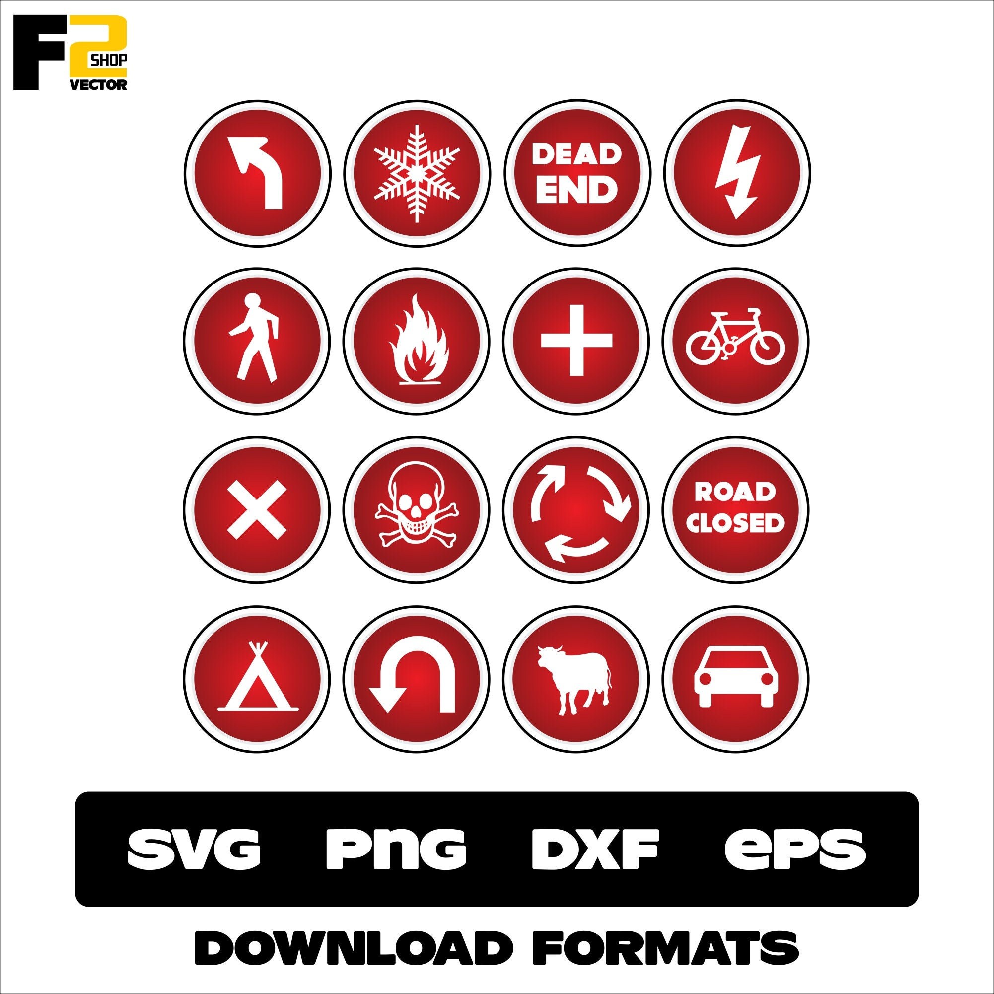 Road Signs Svg Road Signs Png Sign Collection Svg Sign Etsy Canada
