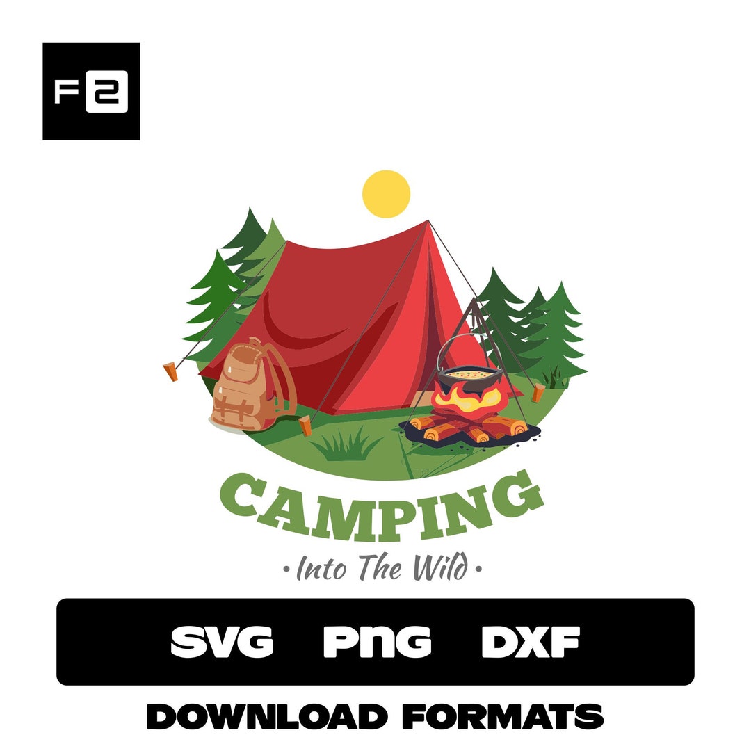 Camp Camp Vector Camper Vector Camping Vector Compass - Etsy Australia