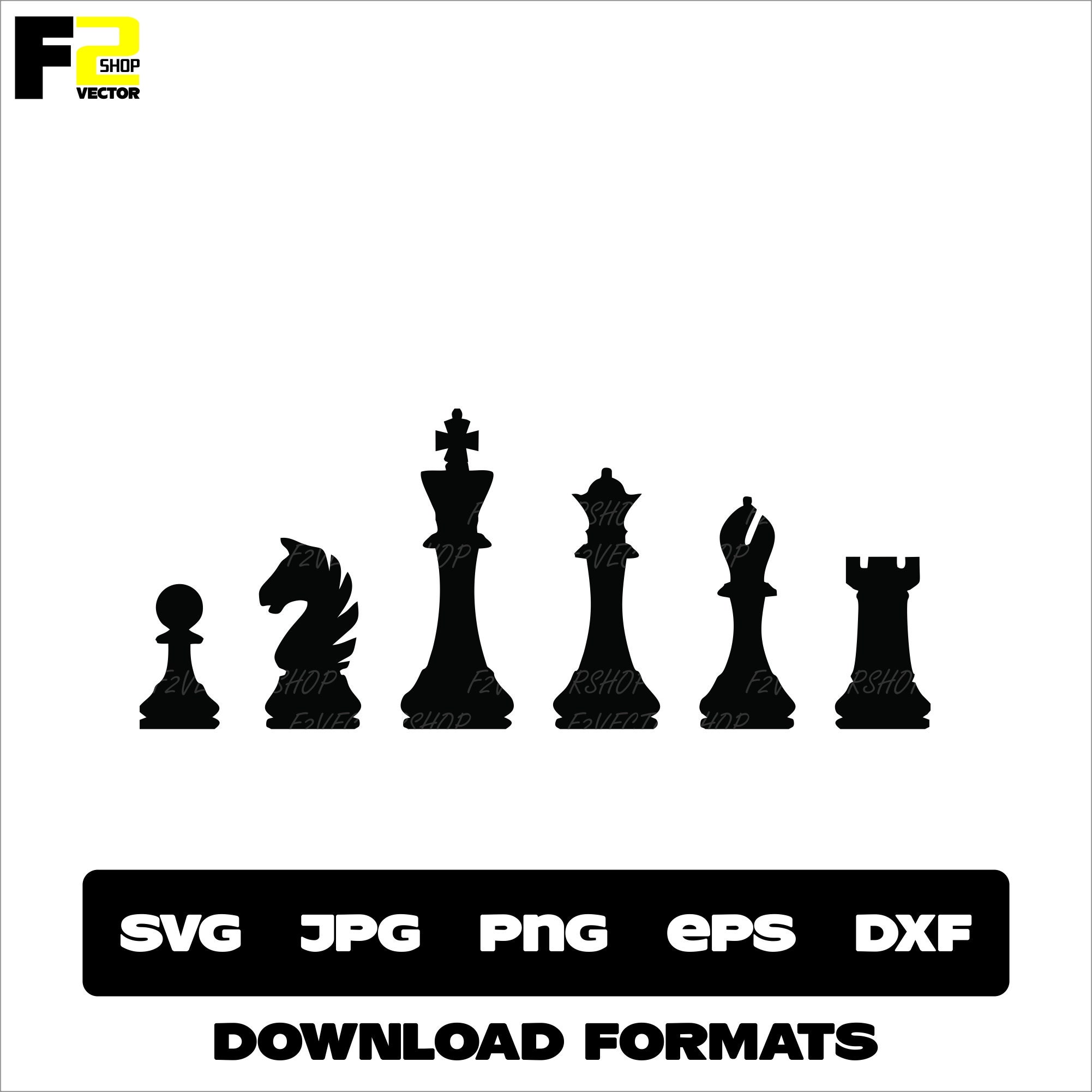 Chess King and Queen SVG Vector Cut File and PNG Transparent -  Sweden