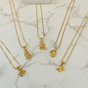Nysaa Gold plated Indian idols pendant necklace | Ganesha pendant | Om Pendant | Shiva Pendant | temple jewelry