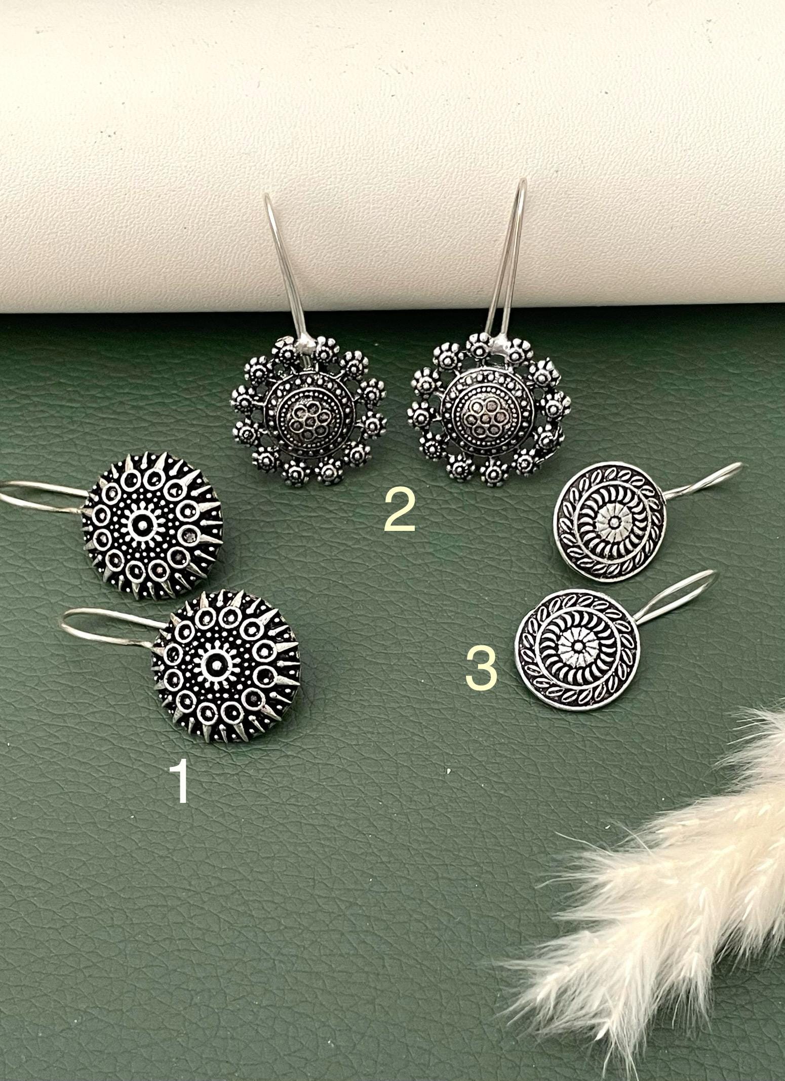 Oxidised small danglers | Oxidised bugadi earring| Indian trending jewelry