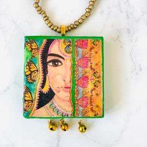 Designer necklace | Long necklace | Ganesha | Ganpati | beaded necklace | threaded necklace | Ethnic | Indian
