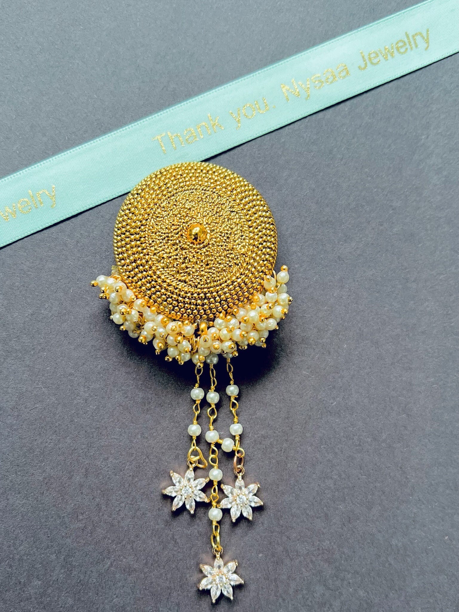 Indian hair brooch design best sale