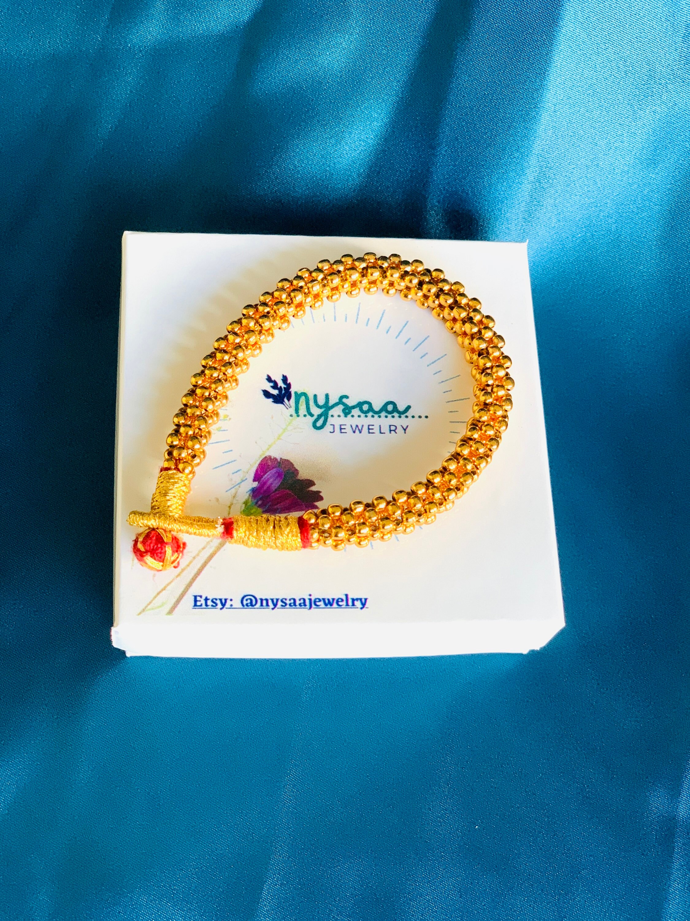 Thushi Bracelet / Indian Traditional Bracelet / Gold Plated Etsy