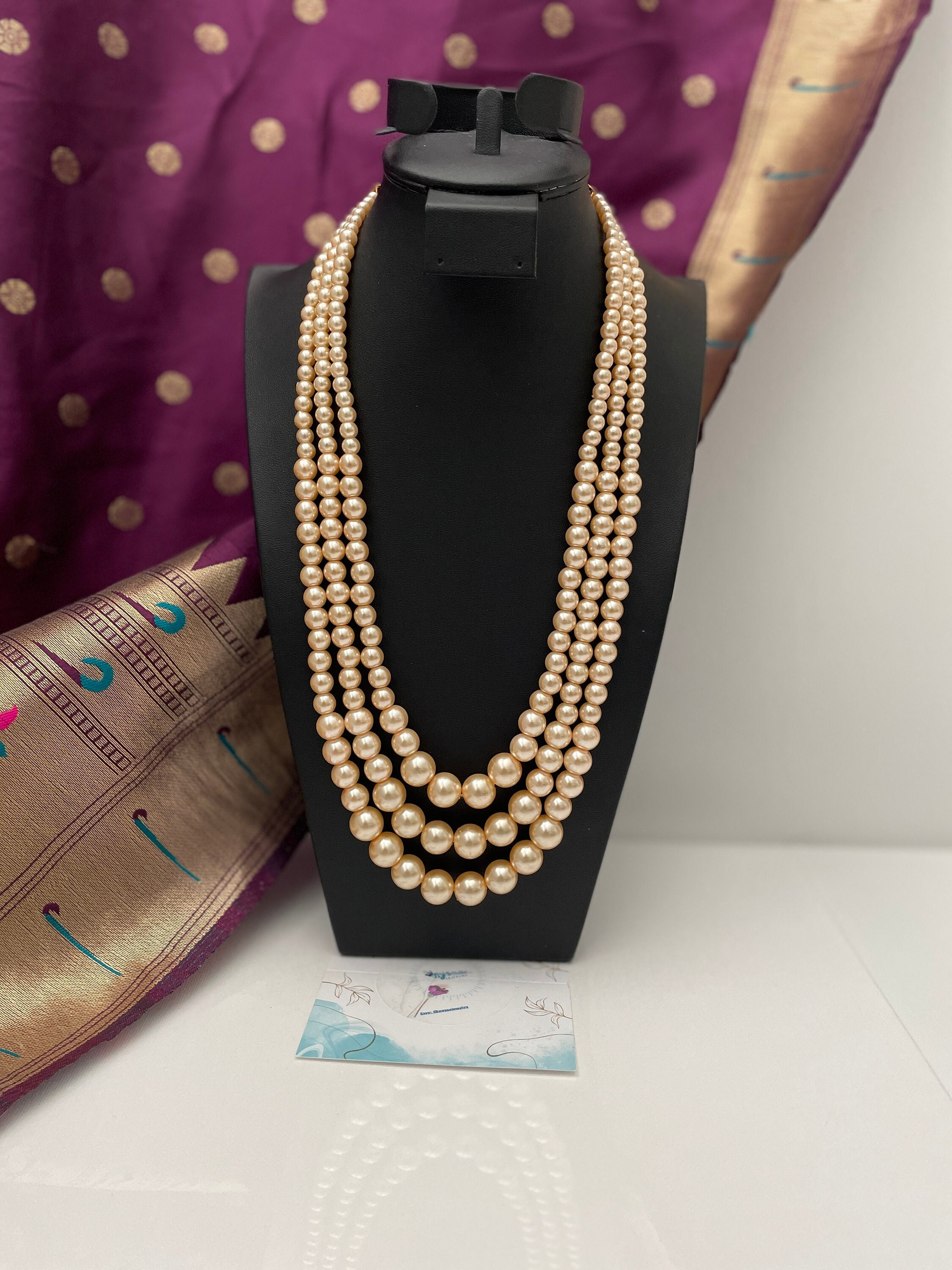 chanel pearl necklace amazon