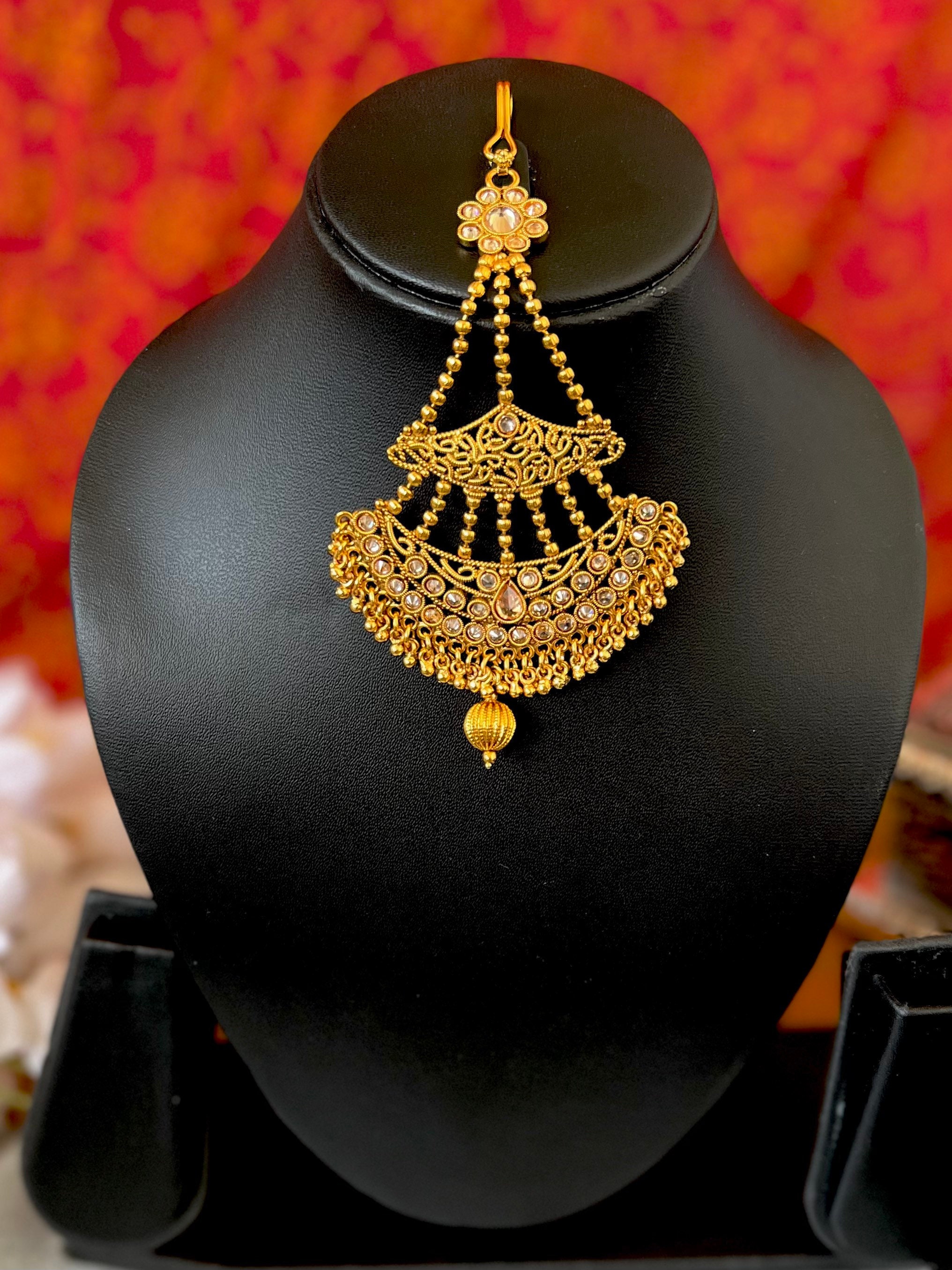 Passa Jhoomer Jhoomar Bridal hair accessory Indian jewelry