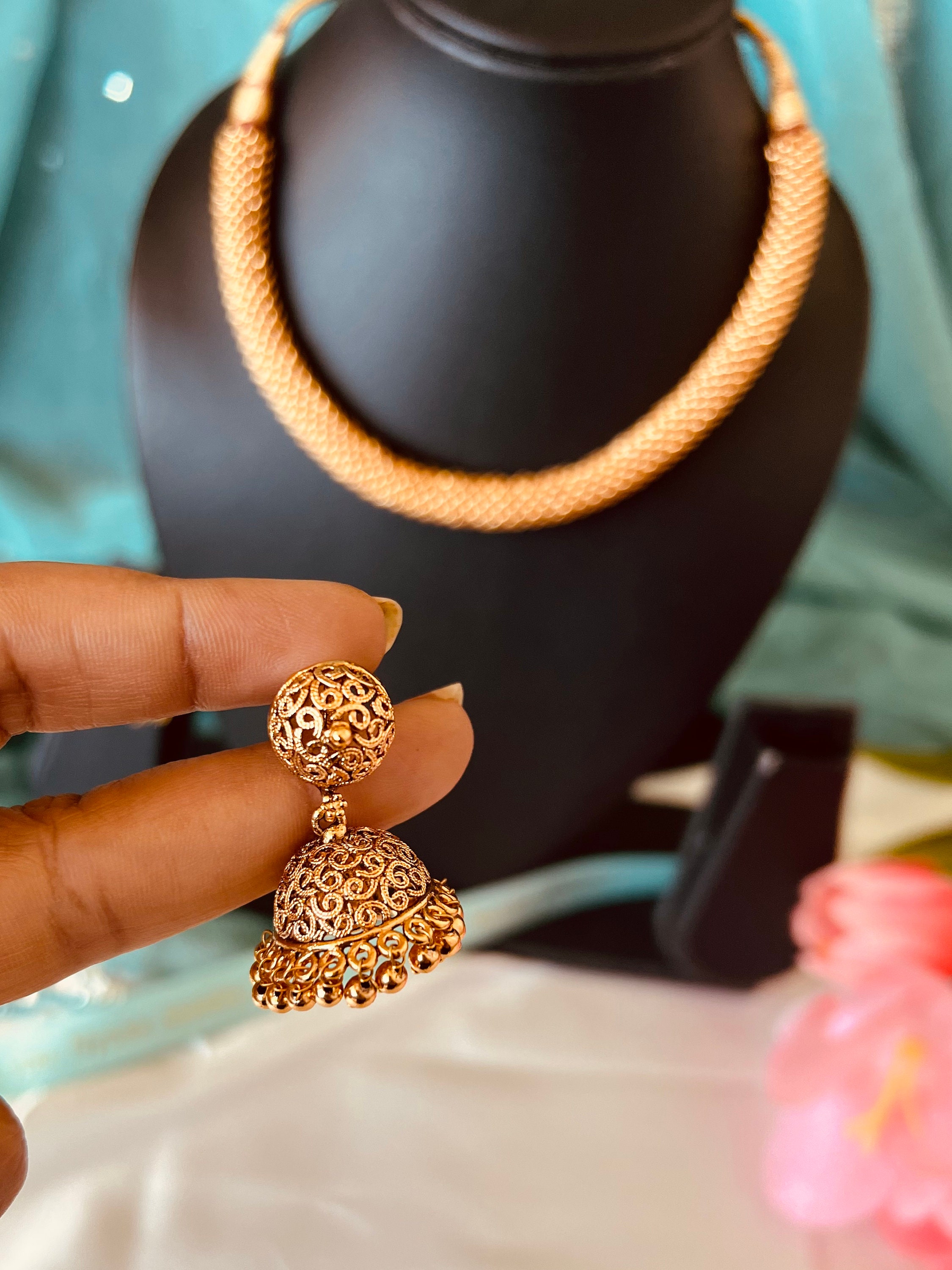 Adorable Designer Thushi with Earrings | Jayashri Collection