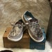 Custom Hey Dudes with cowhide! Beautiful shoes made to order!