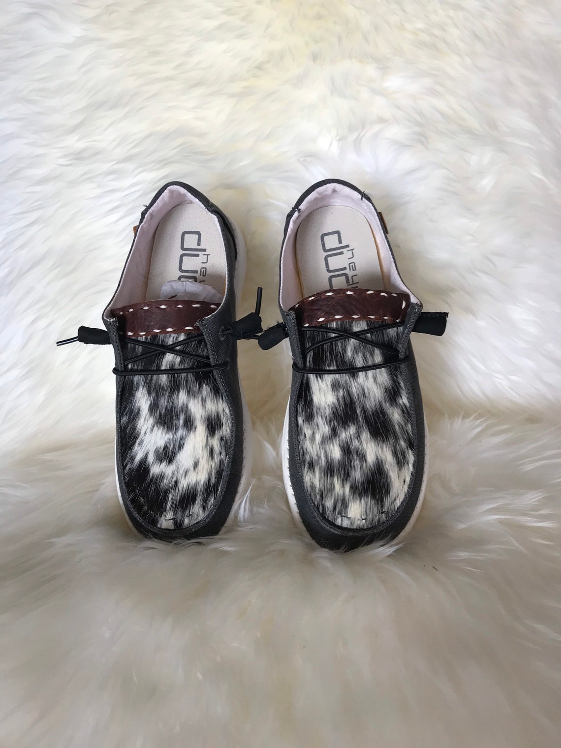 hey dudes with cowhide