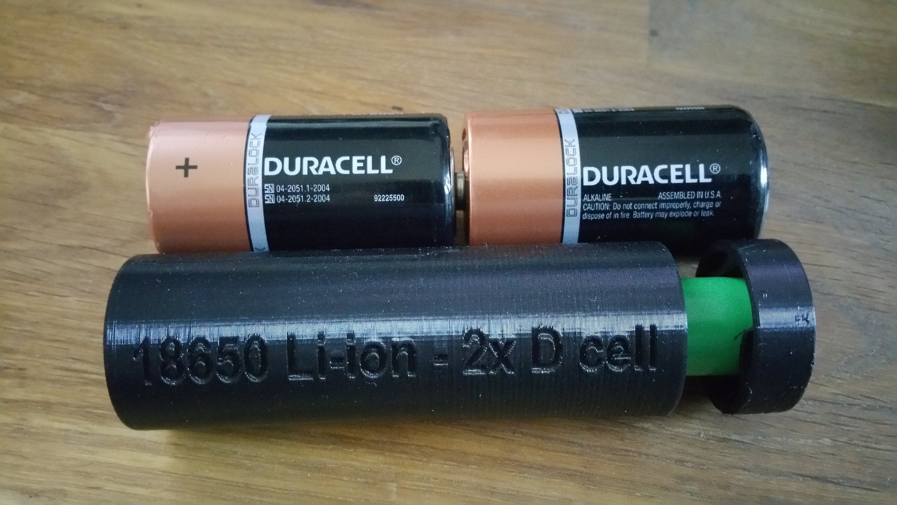 3D Printed 18650 LiIon Battery to 2x DCell Adapter Etsy