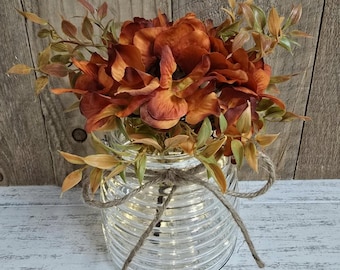 Fall Centerpiece Thanksgiving Table Decor Autumn Arrangement Farmhouse Decor Rustic Centerpiece Autumn Centerpiece