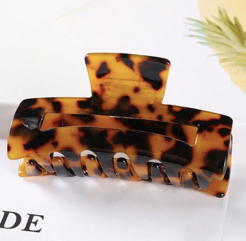 Korean Minimalist Style Geometric hair ClipHair Clips Hair Accessories daily style hair accessoriesVintage retro styleLarge Barrette