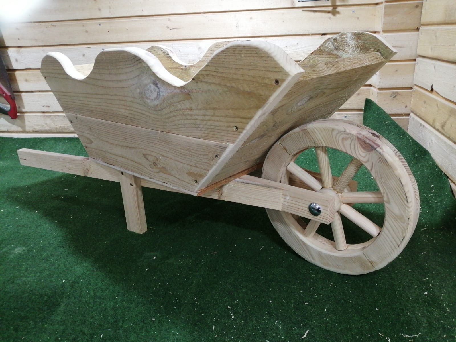 Wooden wheelbarrow for sale deals