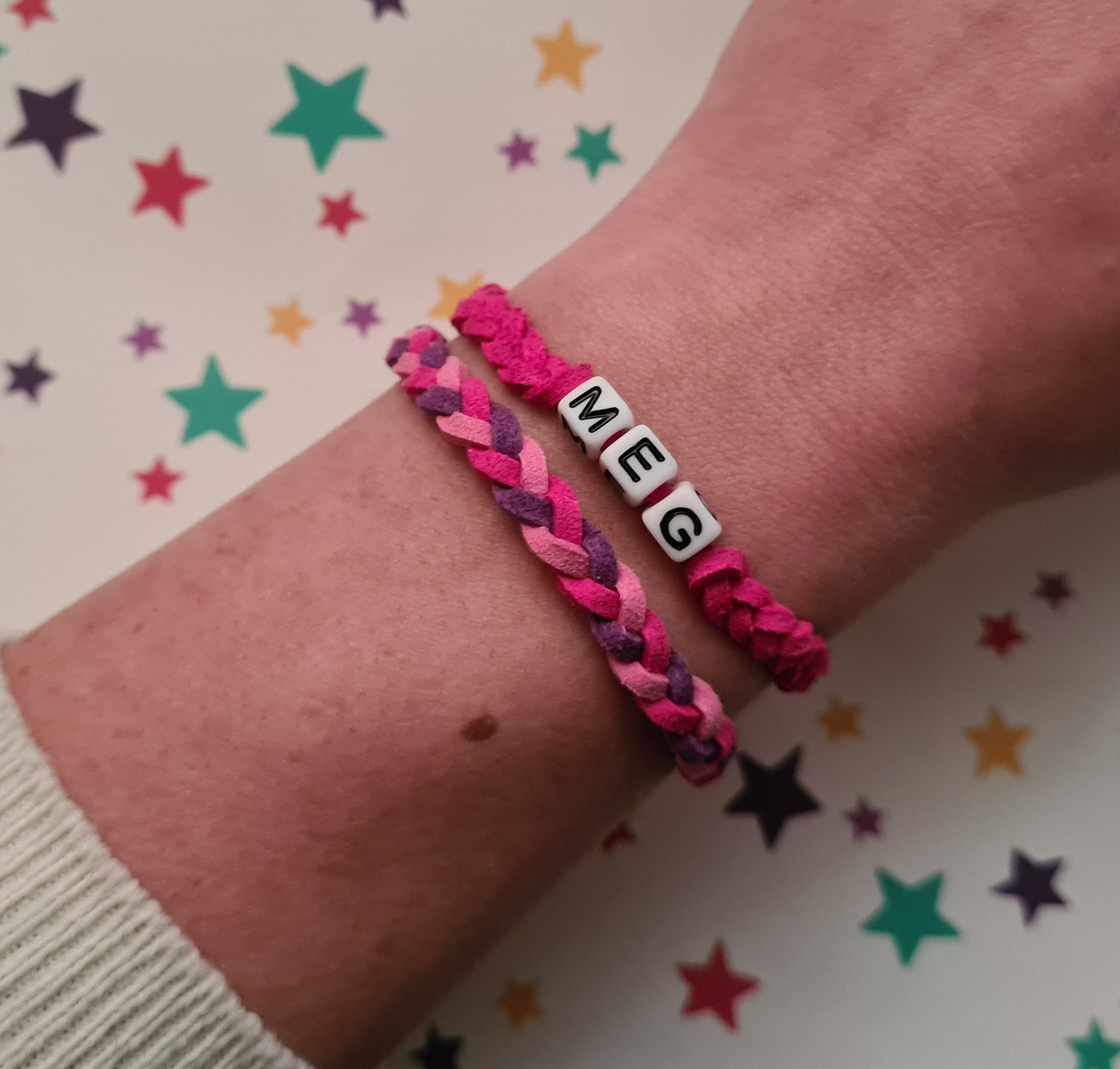 Braided bracelets with names sale