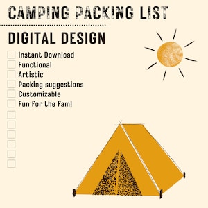 Rustic Camping Packing List