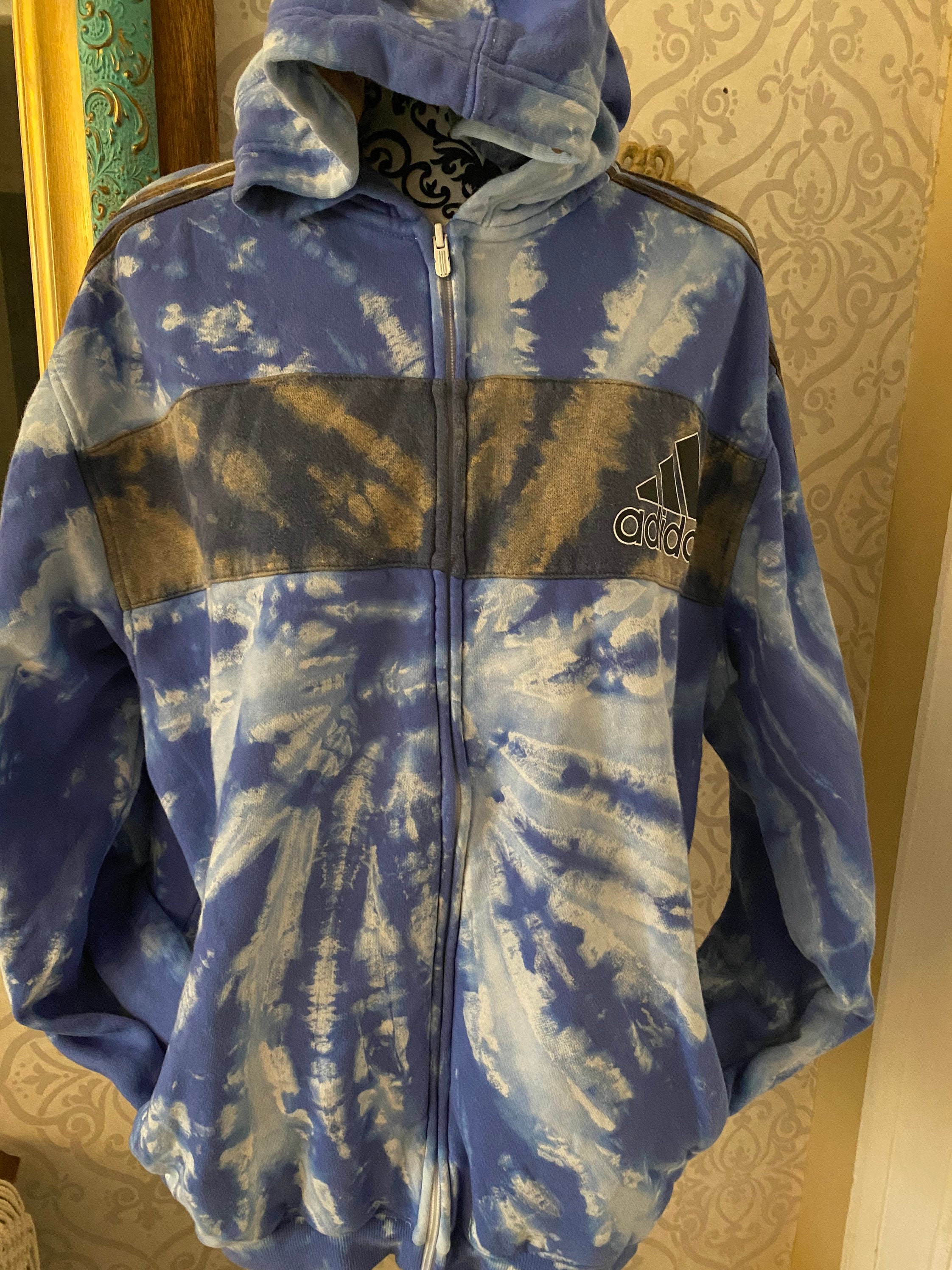adidas front zip hoodie