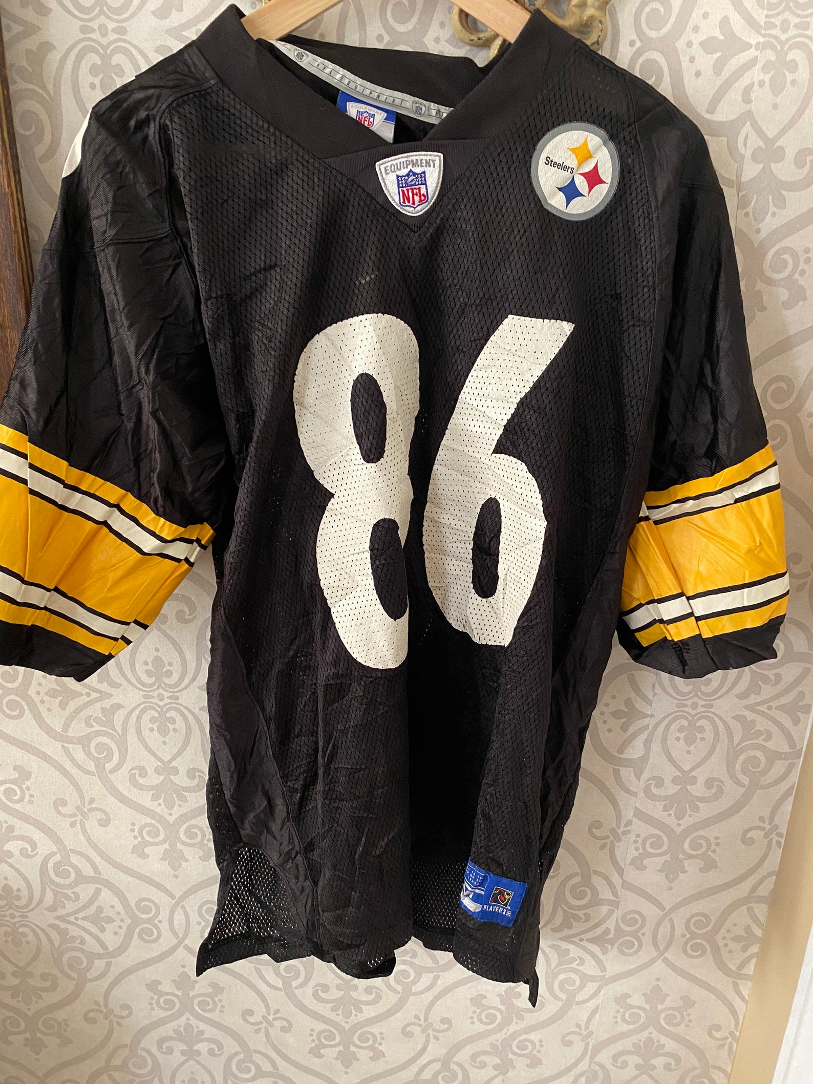Mens vintage Steelers football jersey | Etsy