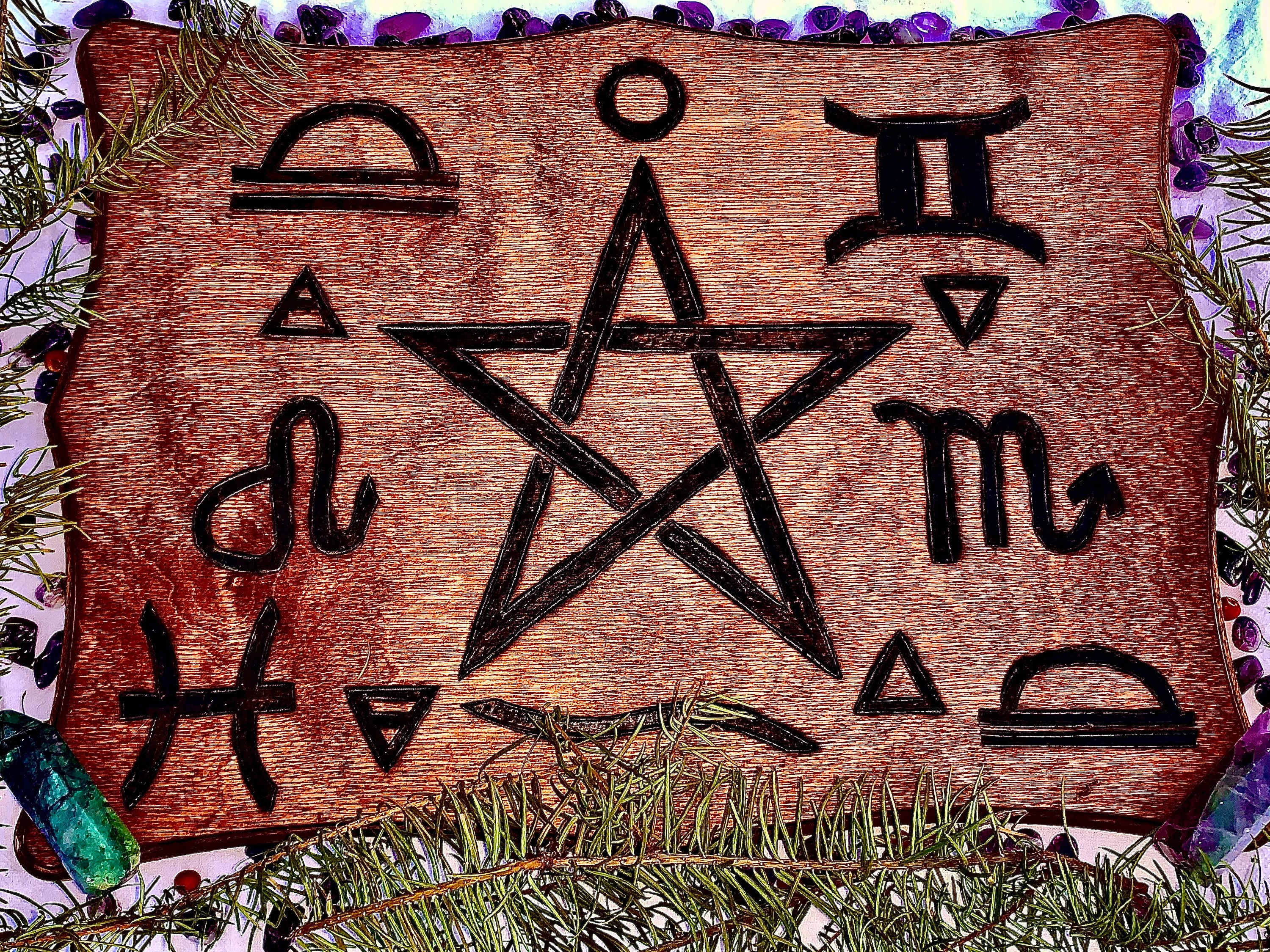 Custom Symbol Zodiac Sign Board Etsy