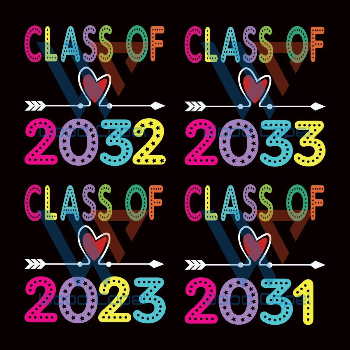 Class Of 2032 Bundle Svg 100th Days Svg | Etsy