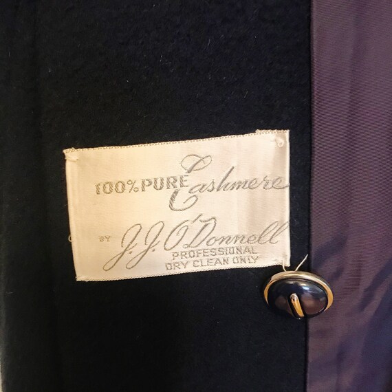 J.J. O’Donnell Vintage Cashmere Mink Fur Coat - image 8