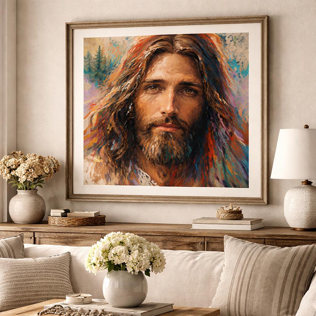 Jesus Wall Art PNG, Christian Printable Wall Art, Religious Digital ...