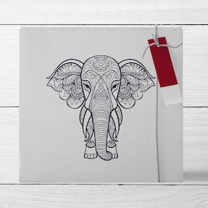 23 Elephant Svg, Baby Elephant Svg, Mandala Elephant Svg, Elephant Cut File, Elephant Face Svg, Elephant Family Svg, Instant Download image 3