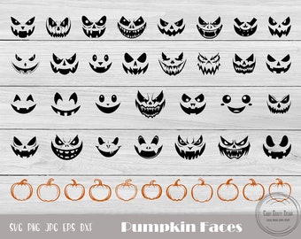 41 Pumpkin Face Svg, Funny Halloween Svg, Scary Pumpkin Face, Spooky Svg, Scary Pumpkin Svg, Pumpkin Clipart, Pumpkin Svg, Instant Download