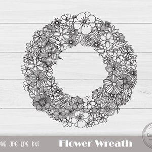 Corona in formato Svg, corona floreale in formato Svg, clipart ghirlanda, corona d'alloro in formato Svg, corona di foglie in formato Svg, cerchio monogramma in formato Svg, cornice floreale in formato Svg, download istantaneo