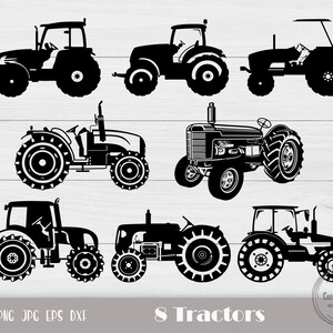 Tractor Svg, Farm Tractor Svg, Tractor Png, Farming Svg, Tractor Birthday Svg, Tractor Cut File, Tractor Clipart, Farm Svg, Instant Download