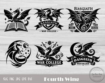 Svg cadeau club de lecture, Riorson Png, quatrième aile or Svg, fichier Png quatrième aile, 4e aile Png, dragon Basgiath Svg, Svg crépuscule