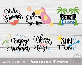 Cute Summer Svg, Beach Svg, Summer Svg, Hello Summer Svg, Summer Shirt Svg, Funny Summer Svg, Instant Download