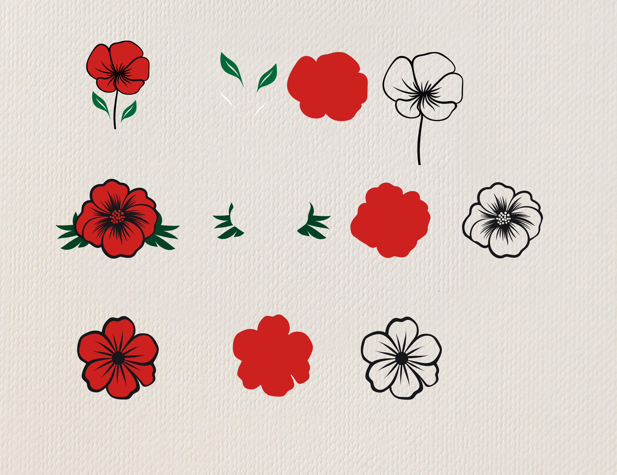 Poppy Cut Files Poppy Svg, Poppy Cut File, Floral Svg, Poppy Clipart, Remembrance Day ...