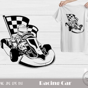 Formula One Clipart, Racing Svg, Racing Flag Svg, Racing Car Clipart, Race Car Svg, Sports Car Cut File, Instant Download