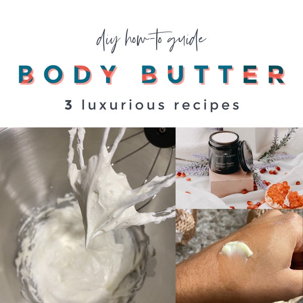 DIY Body Butter Recipe Tutorial | 3 Easy Whipped Recipes: Orange, Vanilla, Coffee | How To Make and Sell | Start a Business