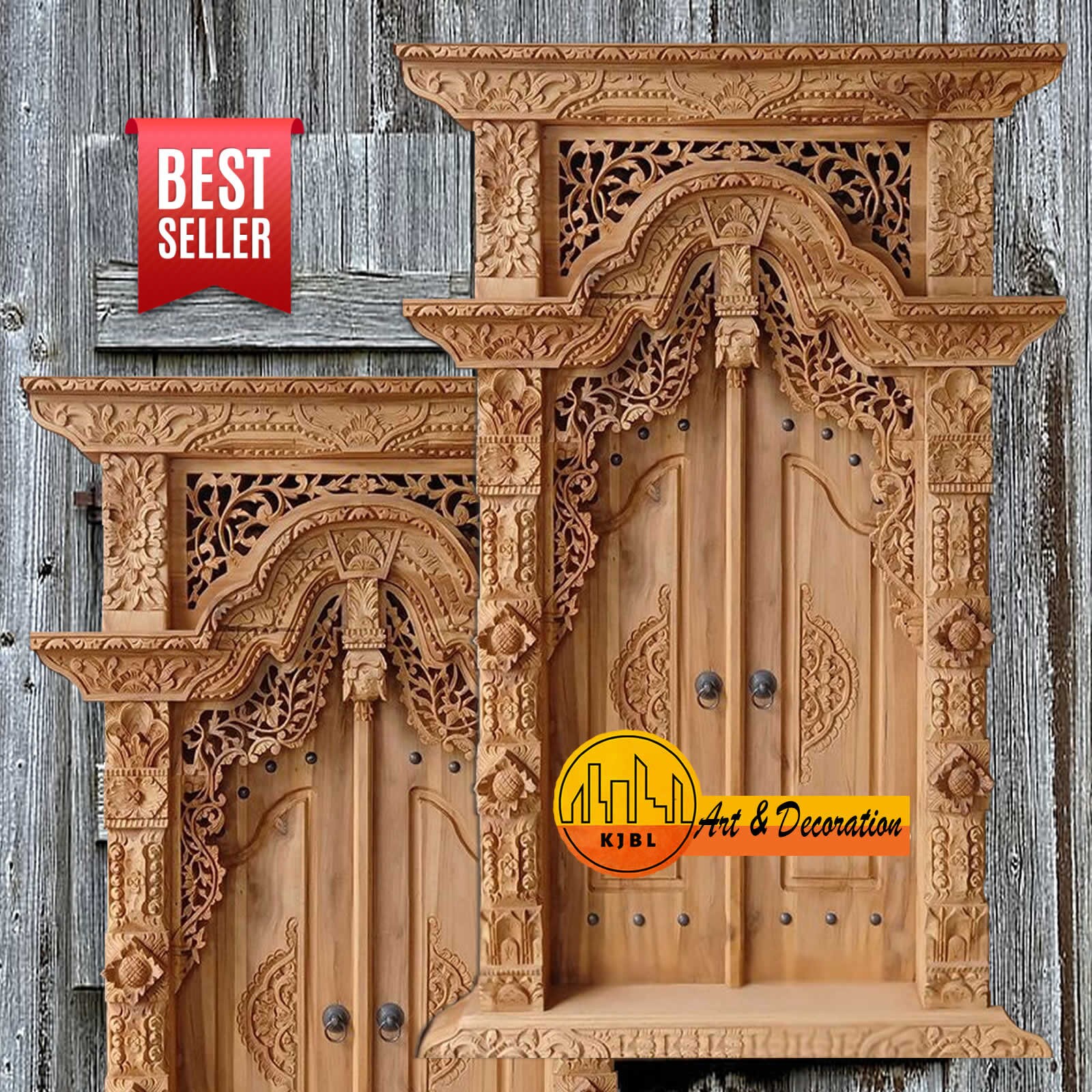Solid Teak Doors for sale Only 2 left at 65
