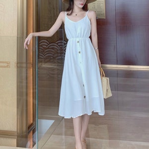 Korean dress white online