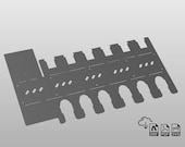 Milwaukee Cordless M18 Locking Charging Station DXF files for plasma cut, garage, workshop, drill, CNC