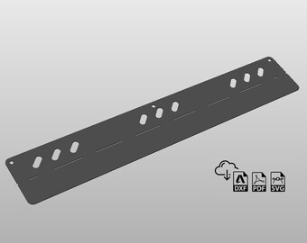 Spring Clamp Organizer Holder Plasma DXF-bestanden, garage, werkplaats, houtbewerking