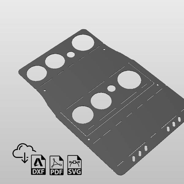 Grease Gun Holder Rack DXF file for plasma, garage, workshop, CNC